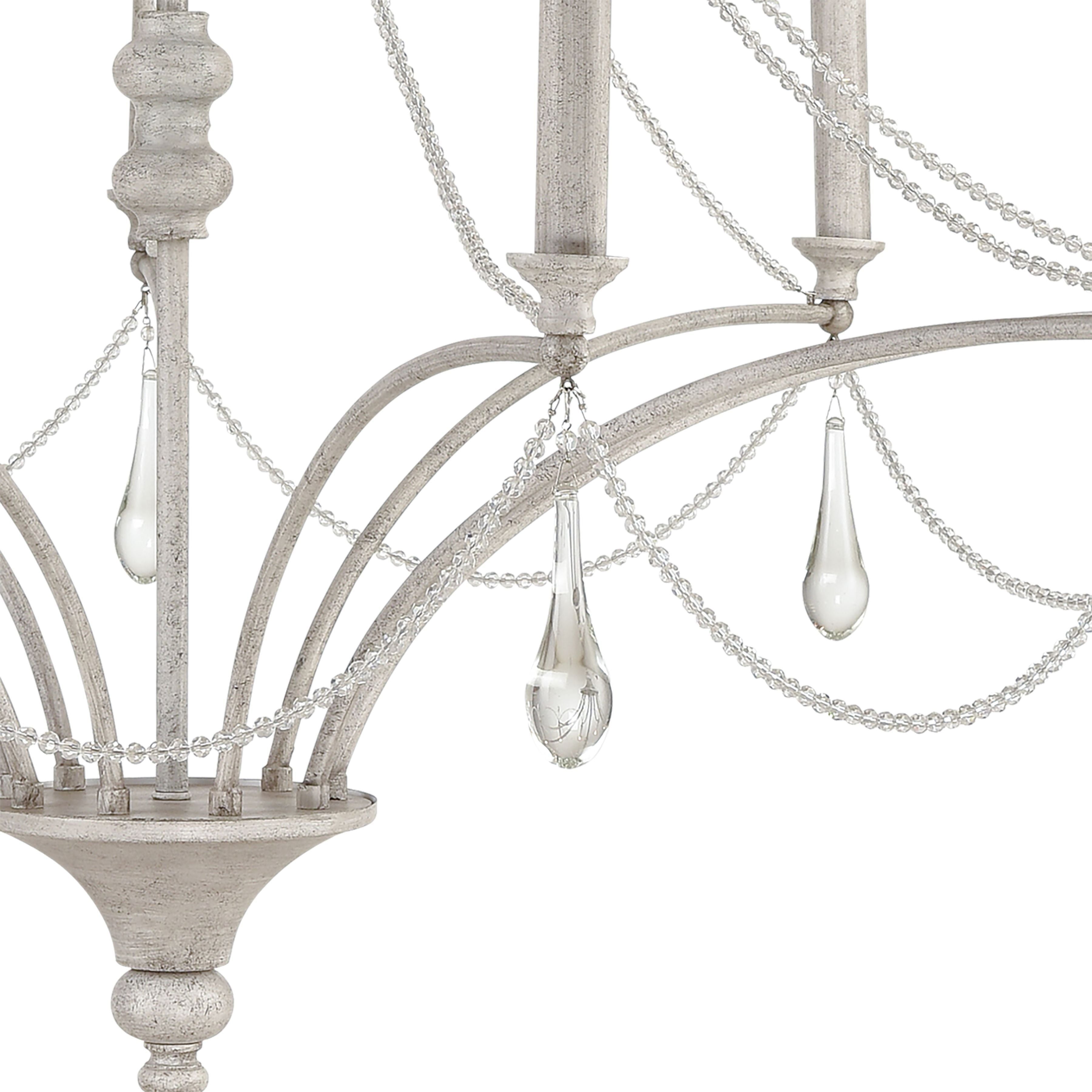 French Parlor 38" Wide 9-Light Chandelier