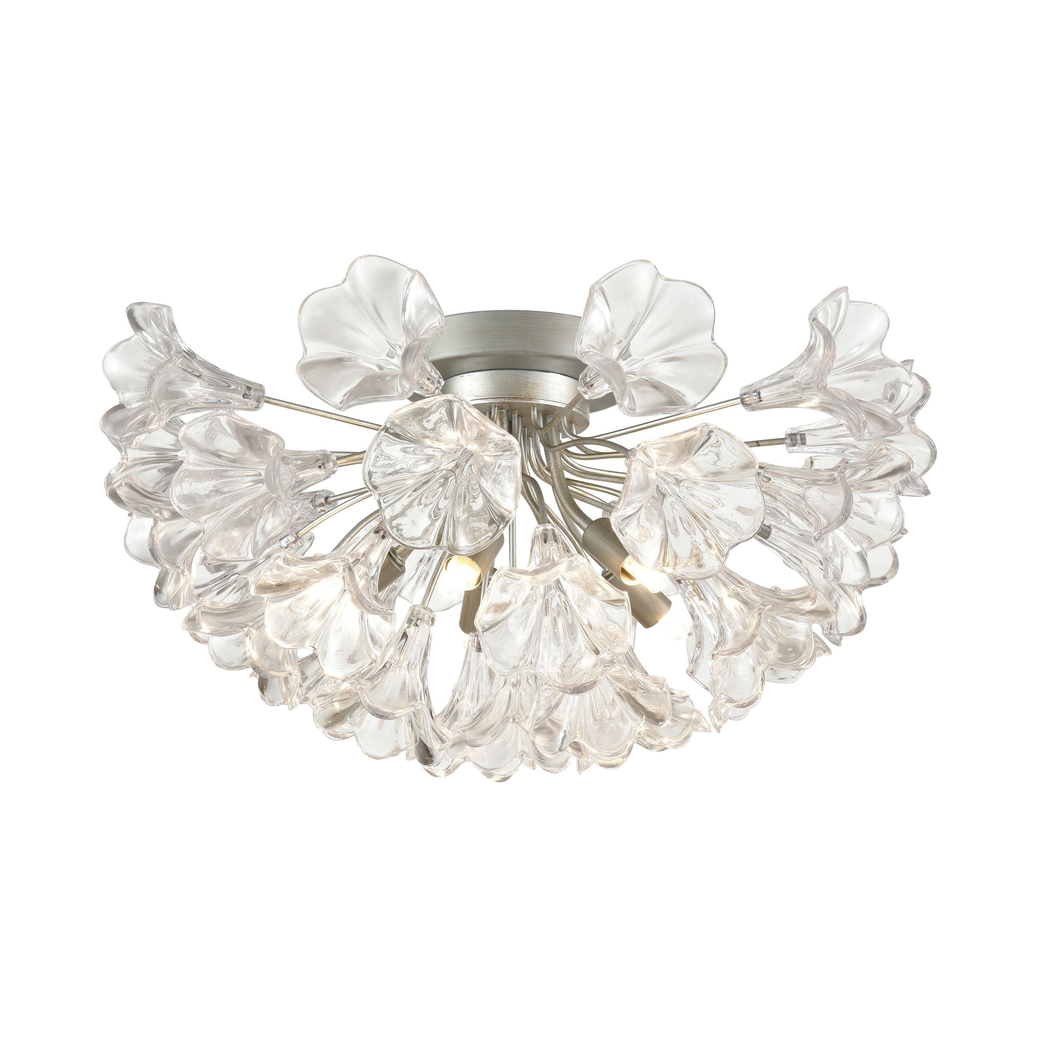 Celene 19" Wide 5-Light Semi Flush Mount