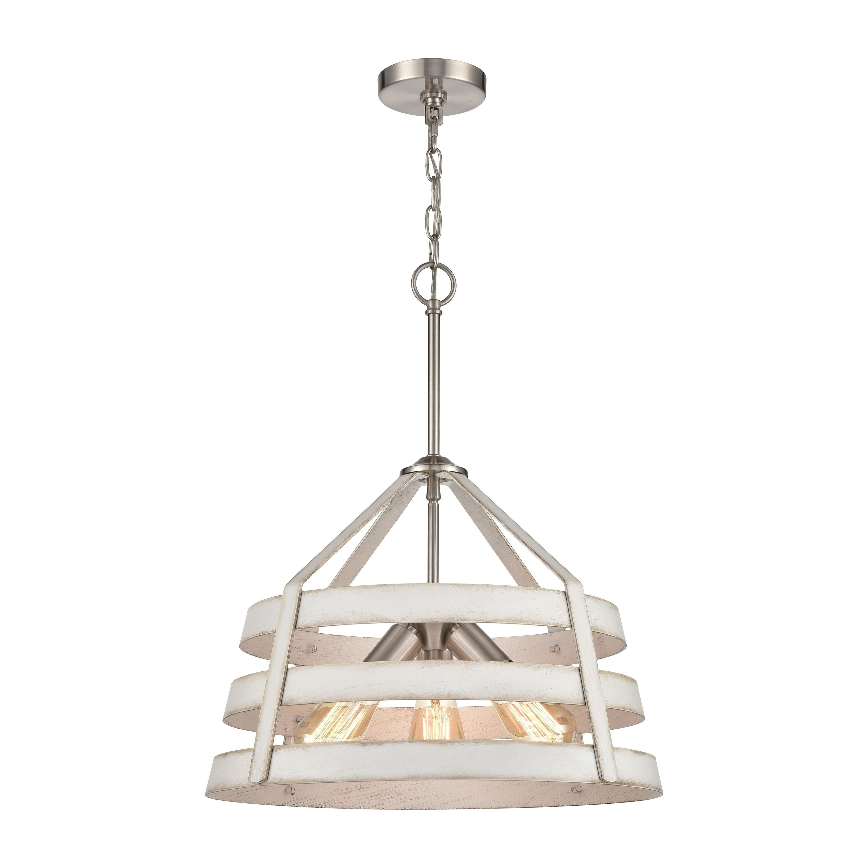 Brigantine 18" Wide 3-Light Chandelier