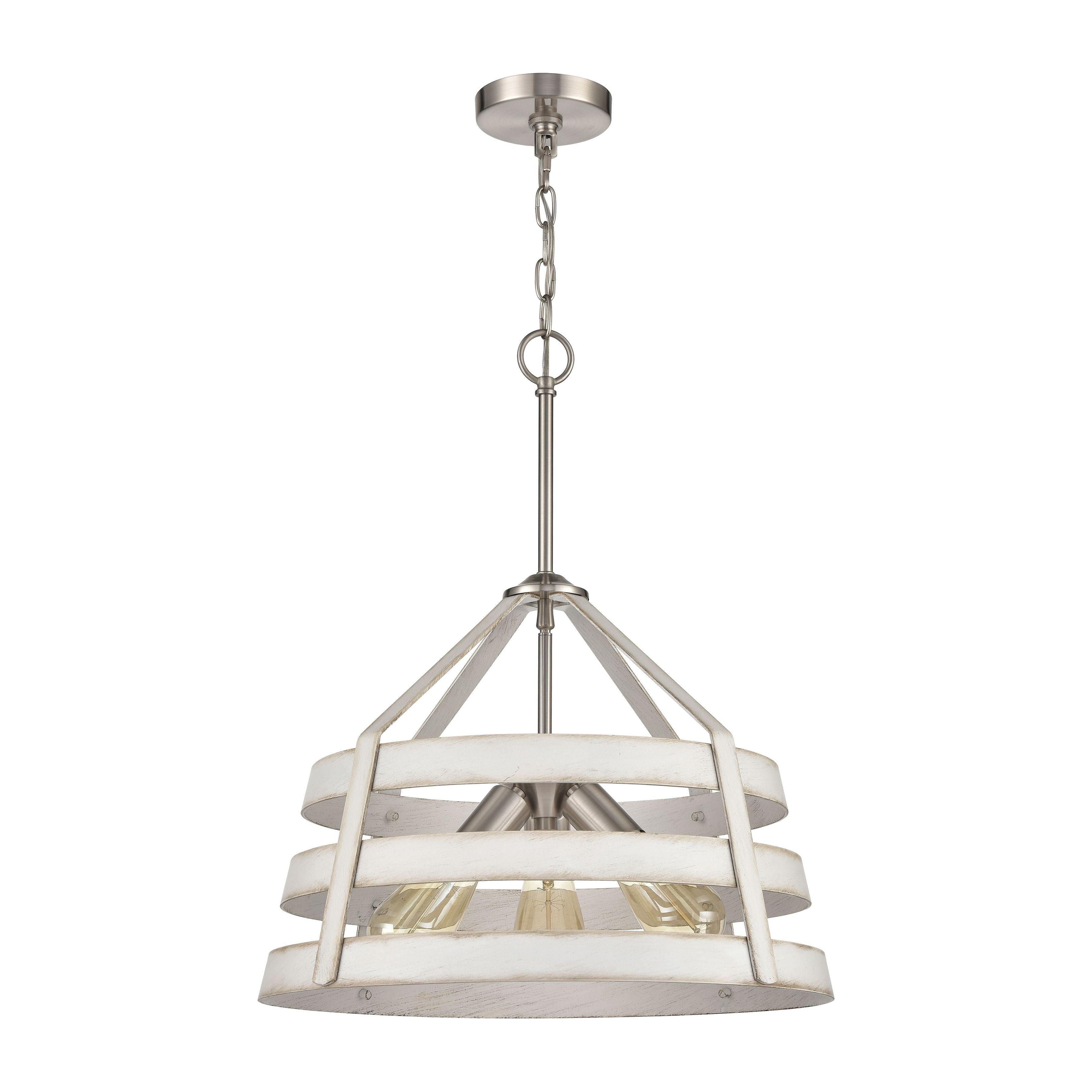 Brigantine 18" Wide 3-Light Chandelier