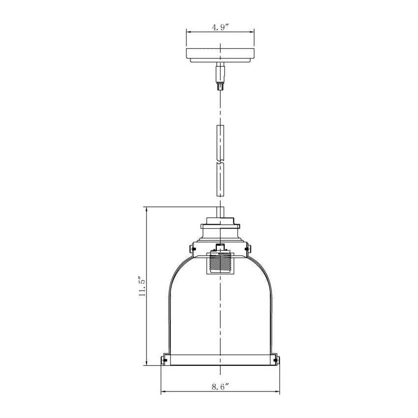 Burren 1-Light Mini Pendant