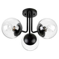Eclipse 3-Light Semi Flush Mount