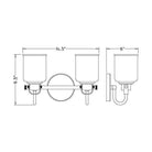Z-Lite - Kinsley 2-Light Vanity Light - Lights Canada