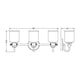 Z-Lite - Kinsley 3-Light Vanity Light - Lights Canada