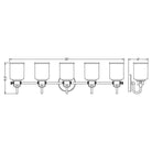 Z-Lite - Kinsley 5-Light Vanity Light - Lights Canada