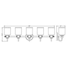 Z-Lite - Kinsley 5-Light Vanity Light - Lights Canada