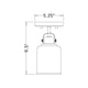Z-Lite - Kinsley 1-Light Flush Mount - Lights Canada
