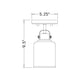 Z-Lite - Kinsley 1-Light Flush Mount - Lights Canada