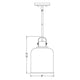 Z-Lite - Kinsley 1-Light Pendant - Lights Canada