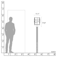 Tura Outdoor Post Light