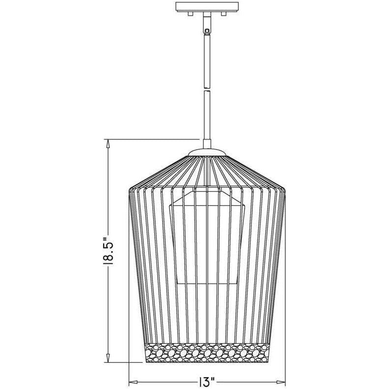 Z-Lite - Lido 1-Light Pendant - Lights Canada