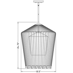 Z-Lite - Lido 1-Light Pendant - Lights Canada