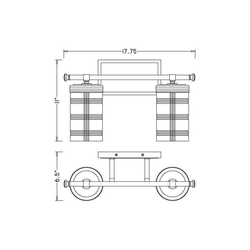 Z-Lite - Archer 2-Light Vanity Light - Lights Canada