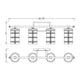 Z-Lite - Archer 4-Light Vanity Light - Lights Canada