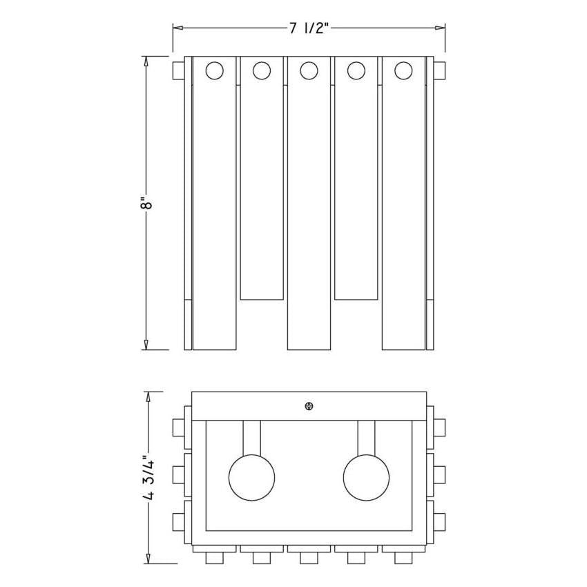 Viviana 2-Light Wall Sconce