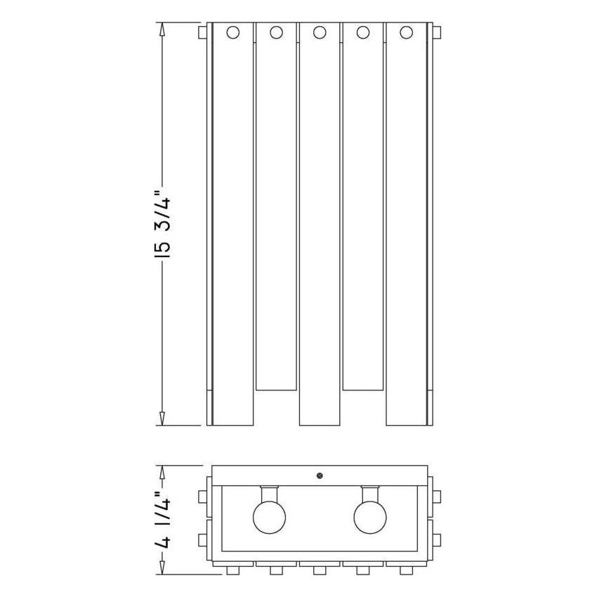 Viviana 4-Light Wall Sconce