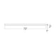 Lithe 6' 2-Sided Wall Lamp