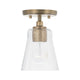 Baker 1-Light Convertible Pendant
