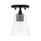 Baker 1-Light Convertible Pendant