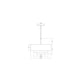 Modern Tiers 12" Flat LED Pendant