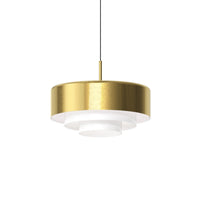 Modern Tiers 16" Flat LED Pendant