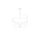 Modern Tiers 16" Flat LED Pendant