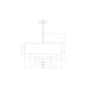 Modern Tiers 20" Flat LED Pendant