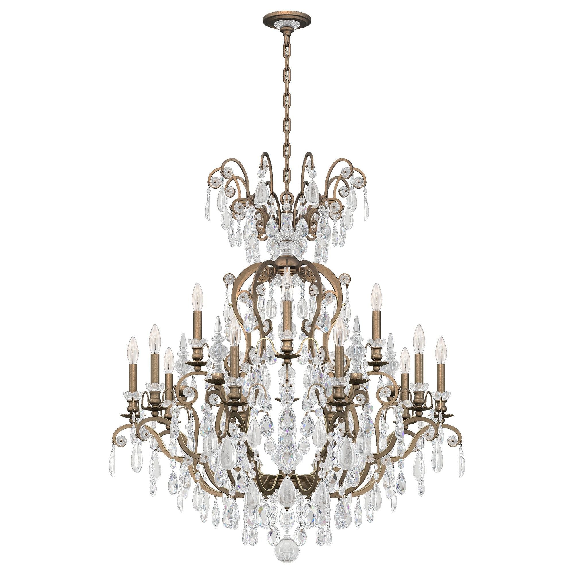 Renaissance Rock Crystal 6-Light Chandelier