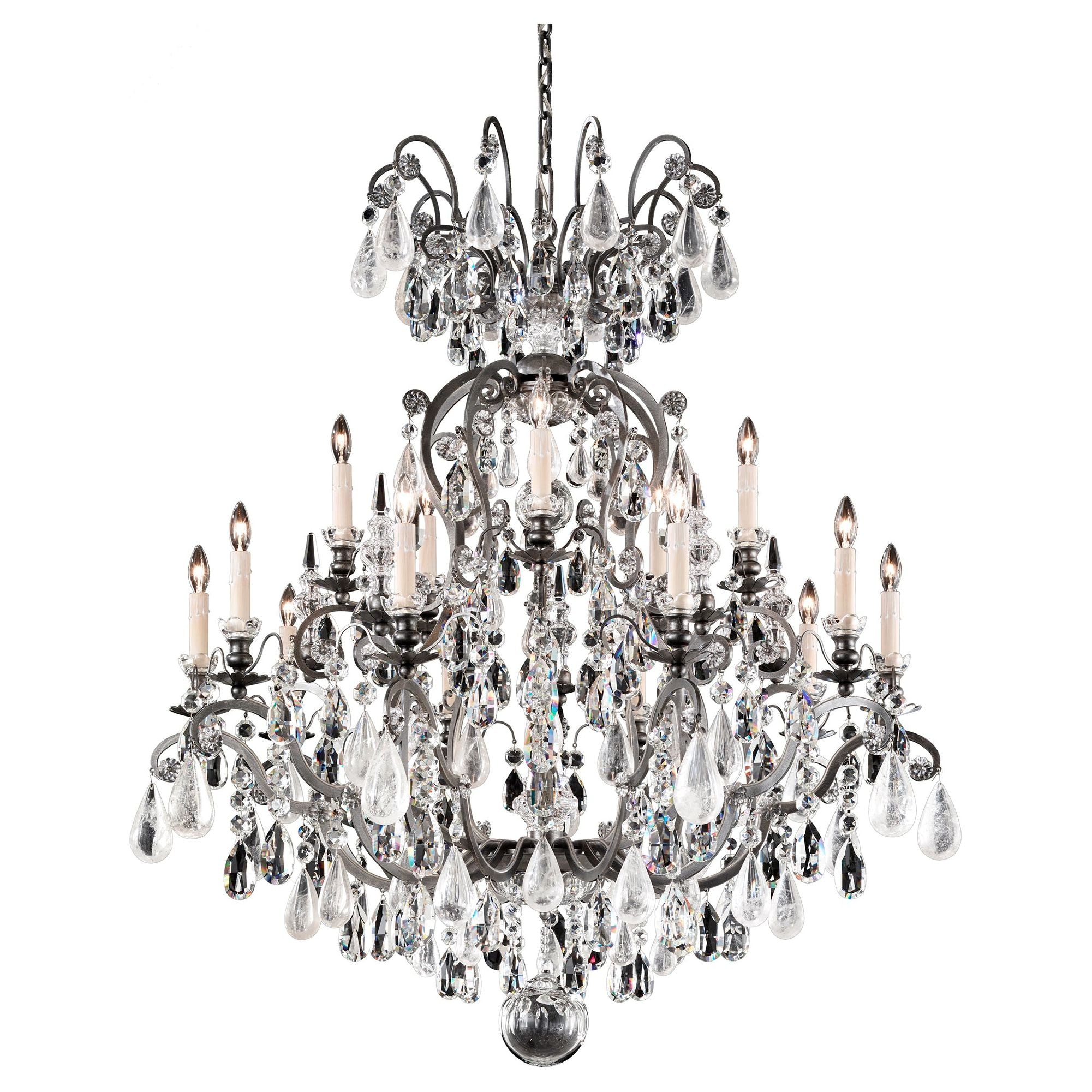 Renaissance Rock Crystal 6-Light Chandelier