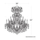 Renaissance Rock Crystal 6-Light Chandelier