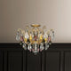 Renaissance Rock Crystal 6-Light Close-to-Ceiling