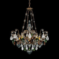 Renaissance Rock Crystal 8-Light Chandelier
