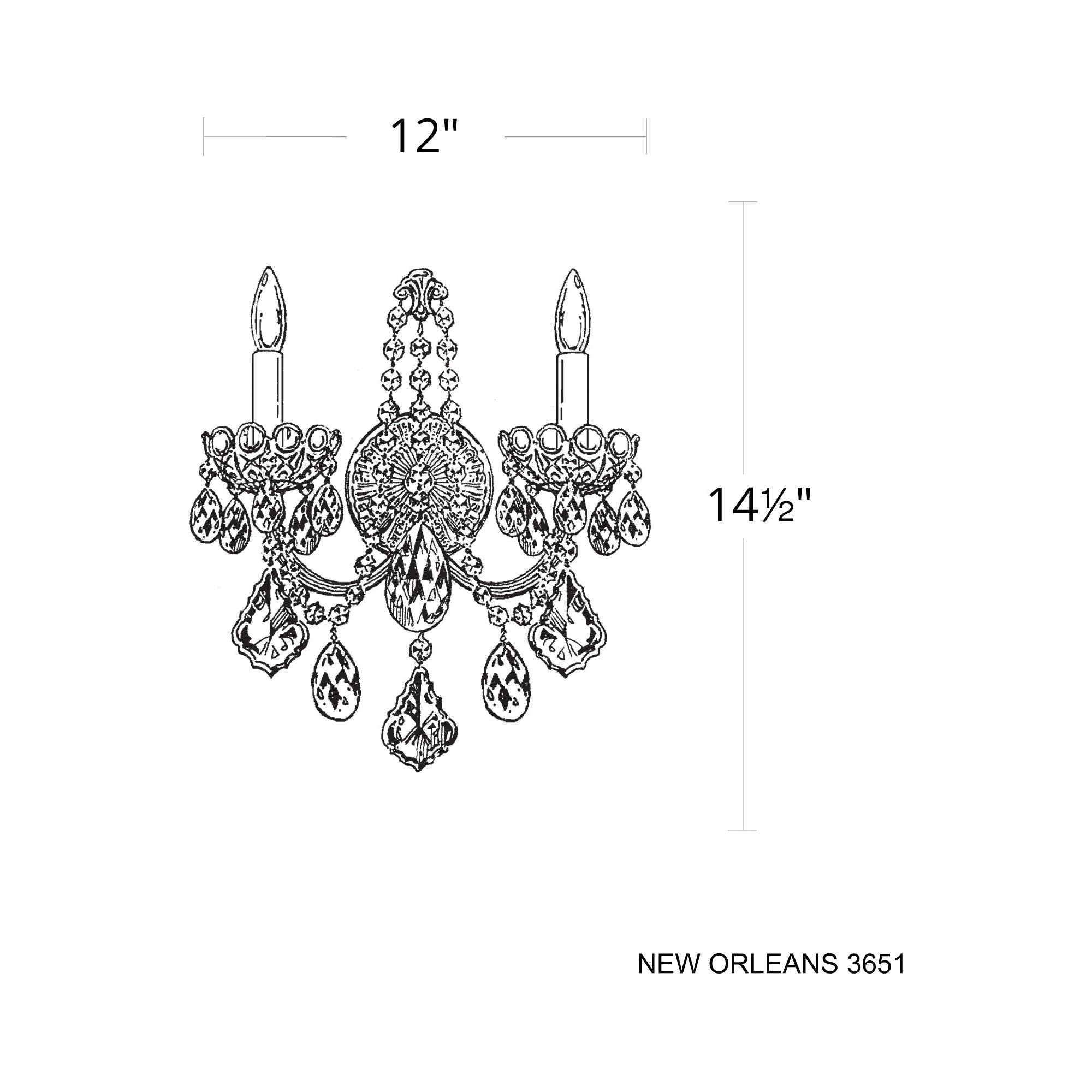 New Orleans 2-Light Wall Sconce