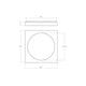 Vuoto 20" LED Sconce