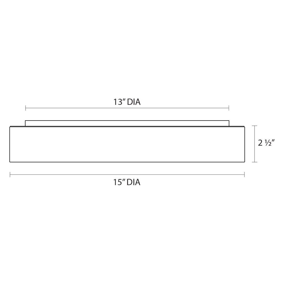 Puck Slim LED 15" LED Surface Mount