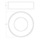 Ilios 10" LED Surface Mount