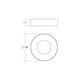 Ilios 14" LED Surface Mount