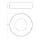 Ilios 18" LED Surface Mount