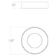 Ilios 22" LED Surface Mount