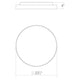 Pi 24" Round LED Surface Mount