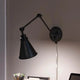Rosewood 1-Light Pin-Up Wall Sconce