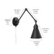 Rosewood 1-Light Pin-Up Wall Sconce