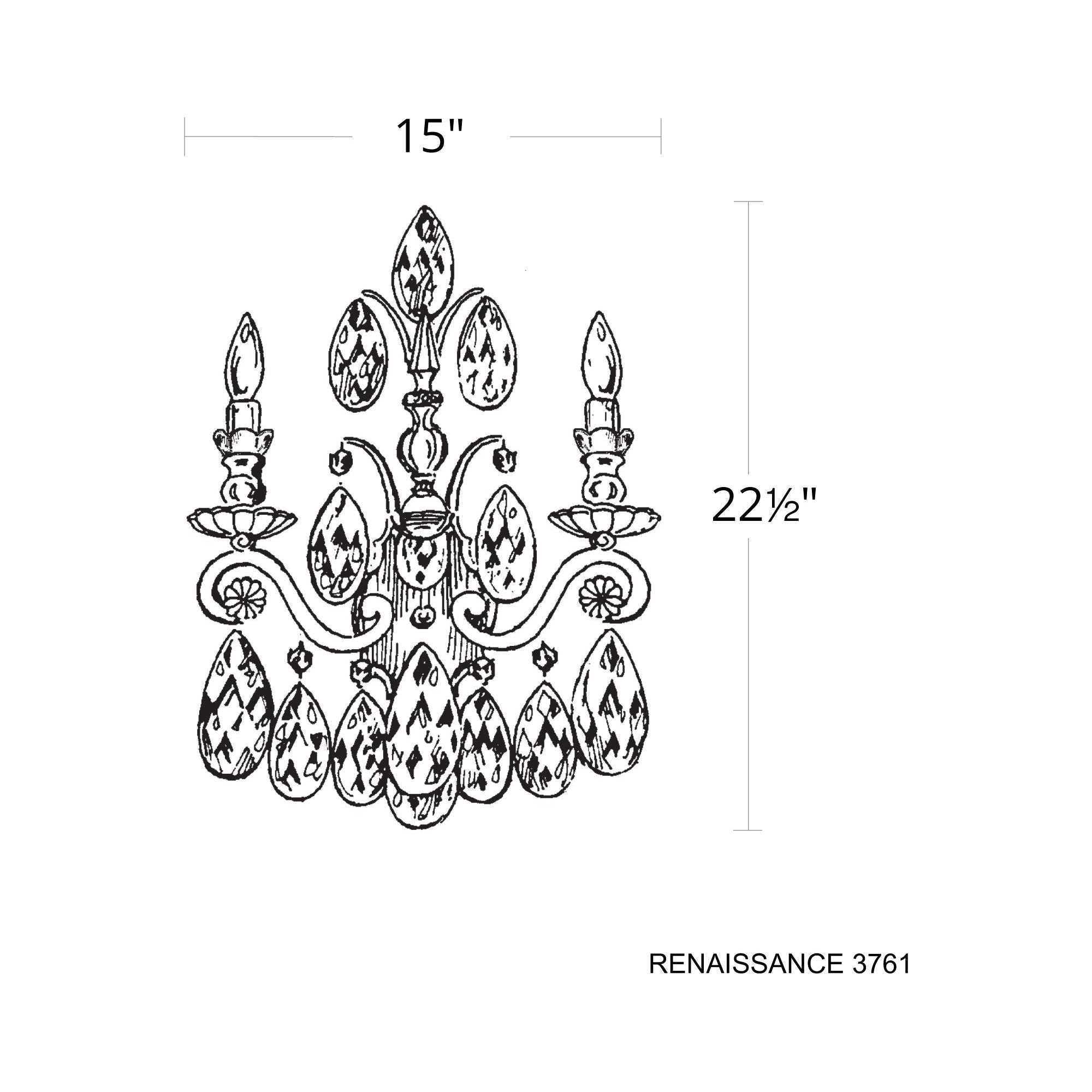 Renaissance 2-Light Wall Sconce