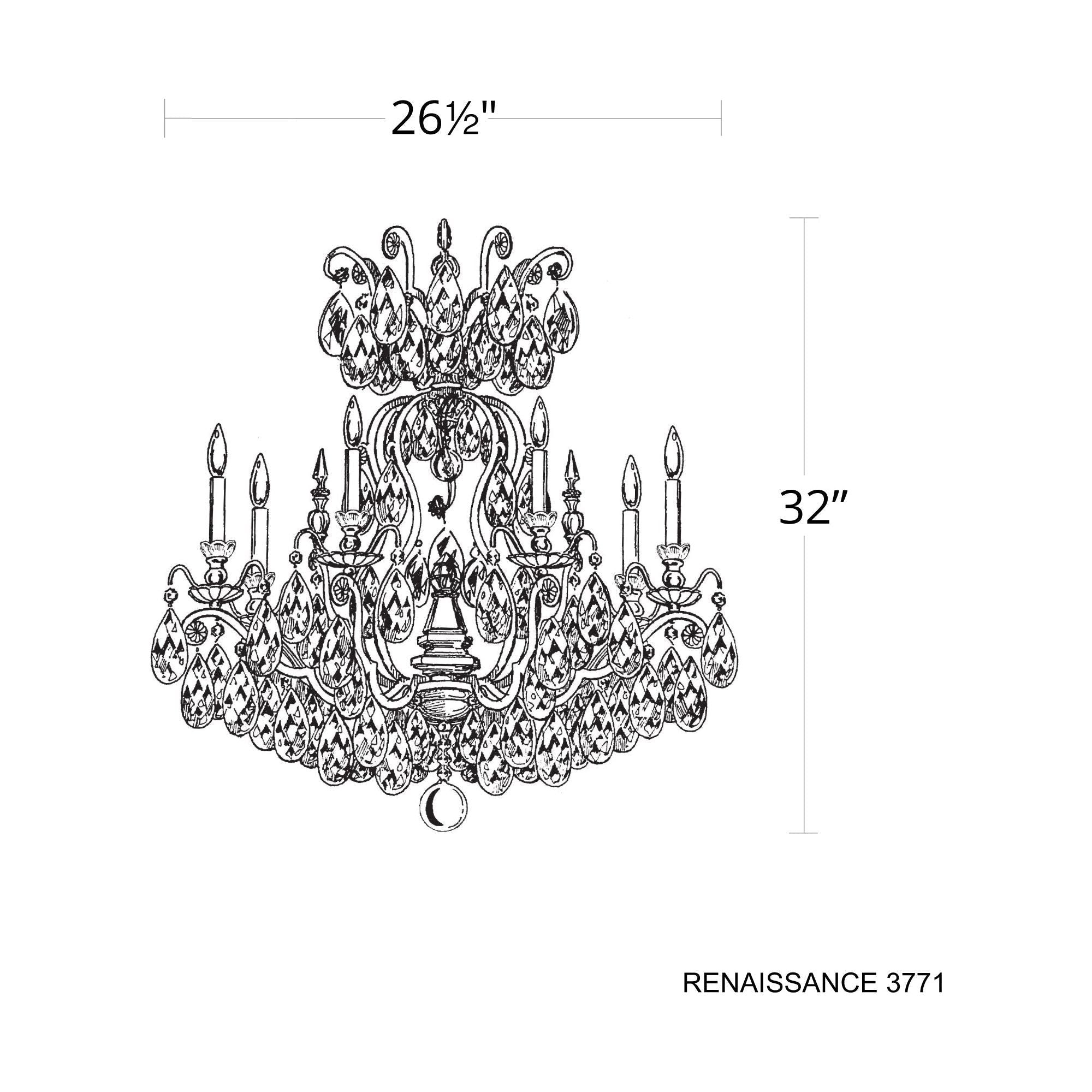 Renaissance 9-Light Chandelier