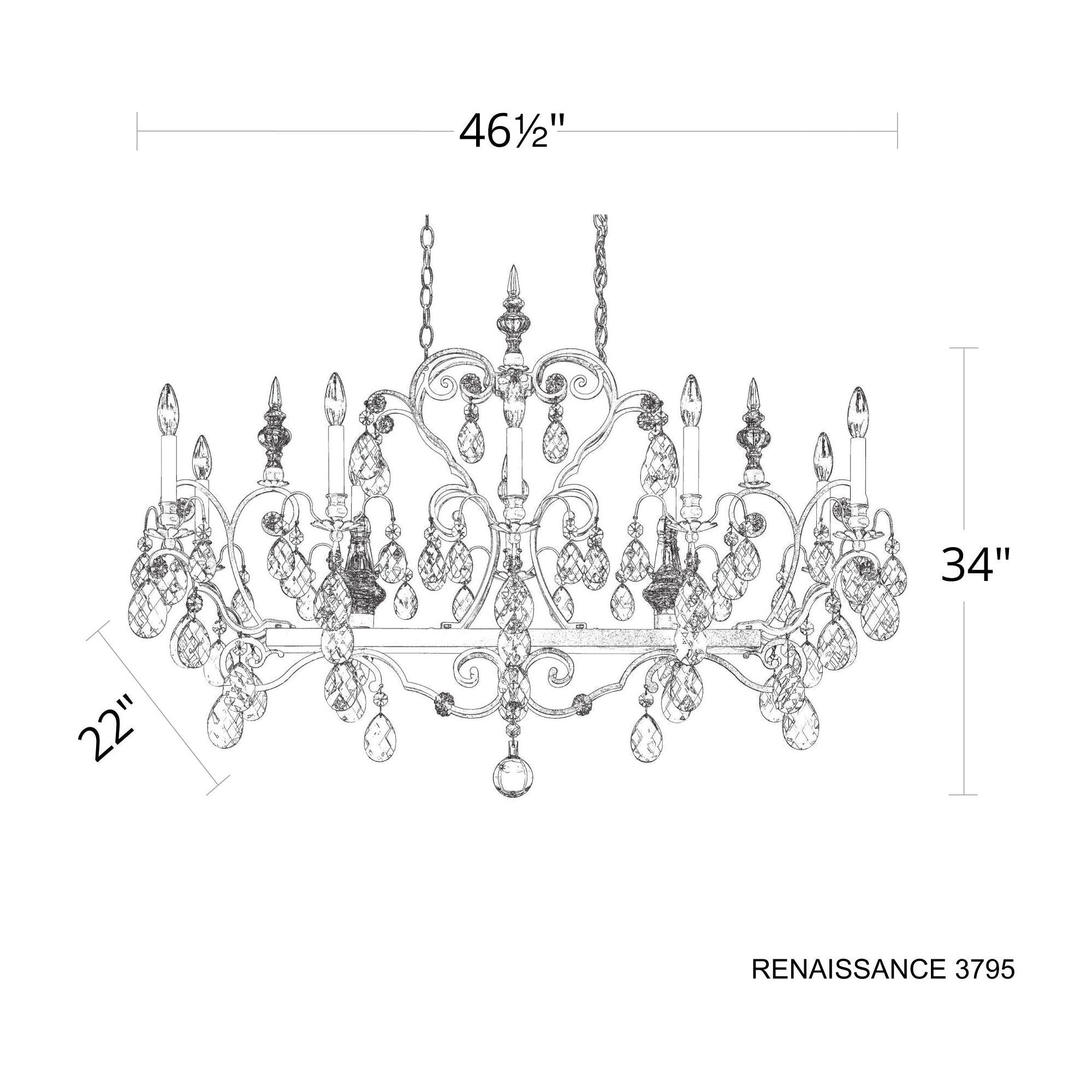 Renaissance 12-Light Chandelier