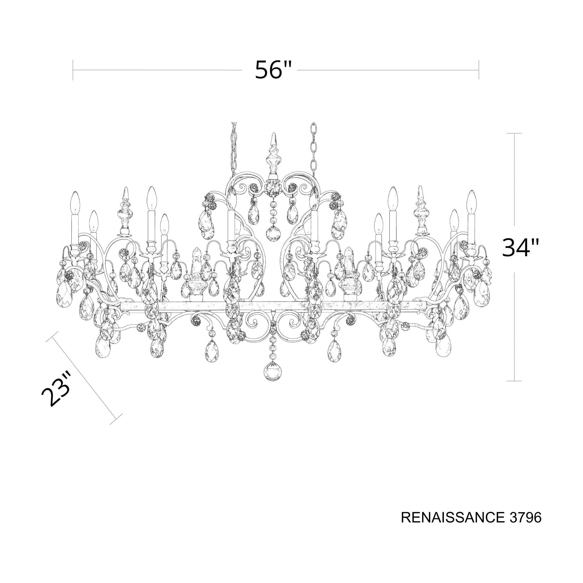 Renaissance 14-Light Chandelier