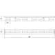 Crystal Rods 6-Light LED Bath Bar