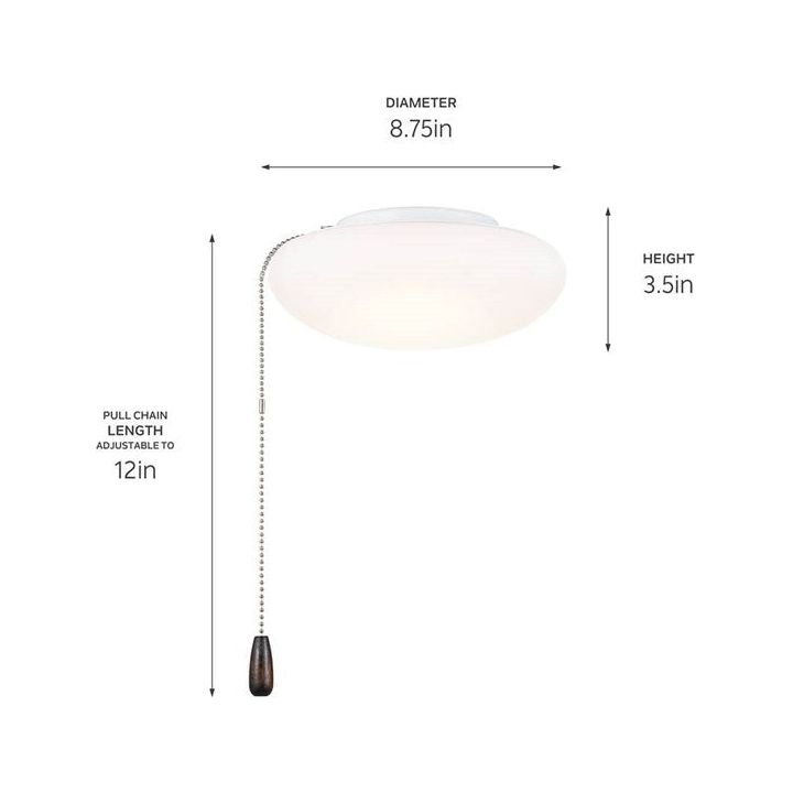9" Universal LED Fan Light Kit