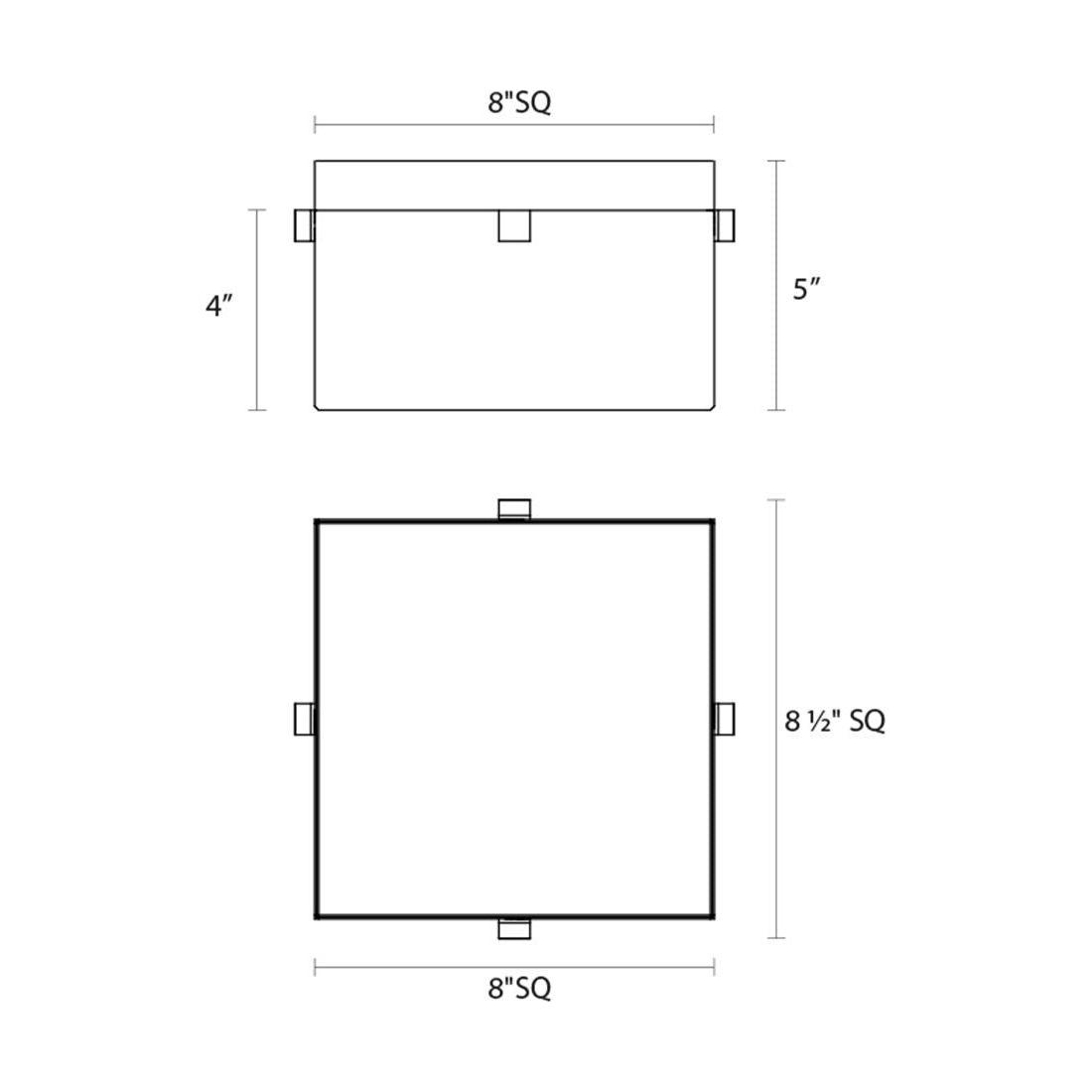 Parallel LED 8" LED Surface Mount