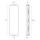 Wave Vertical Bath Bar